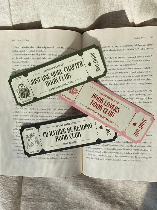 GENERAL BOOKLOVERS TICKETS