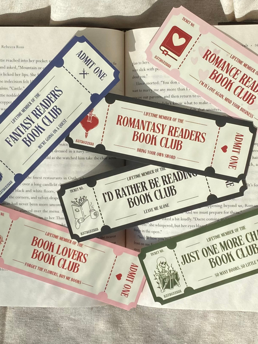 BOOK LOVERS BOOKMARKS [Set]